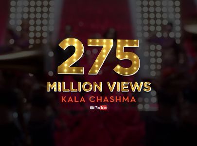 Kala Chashma hits 275 million views!